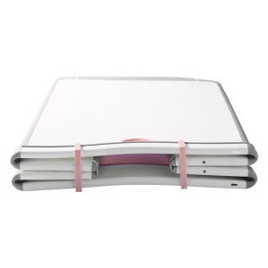 Cada Pliabila pentru Baie, din PP+TPE, pentru Copii +6 Luni, Model Ursulet, Scaun de Interior, Detasabil, 82 x 50 x 54 cm, Roz - Img 4
