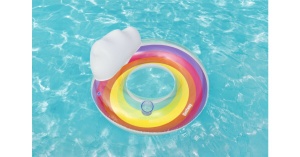 Colac de inot gonflabil, 107 cm, Curcubeu, Bestway, pentru adulti - Img 4