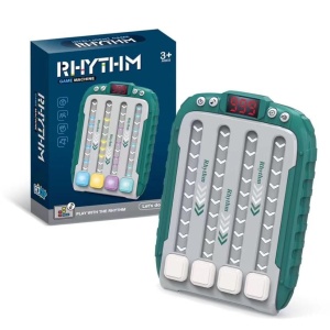 Jucarie Interactiva, Joc Rhythm, +3 Ani, din ABS, 6 Niveluri, 15 x 3 x 11 cm, Functie Muzicala, Verde - Img 3