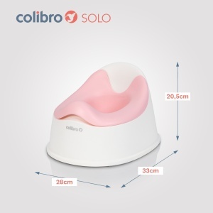 Olita cu vas detasabil si forma ergonomica, Colibro Solo Rose, - Img 2