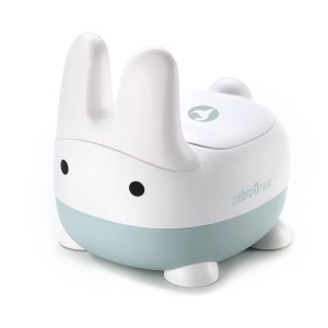 Olita Iepurasul Nuki by Colibro, cu insertie antistatica si capac, picioare din cauciuc, verde - Img 1