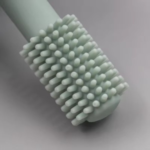 Periuta de Dinti din Silicon pentru Bebelusi, Turcoaz - Img 5