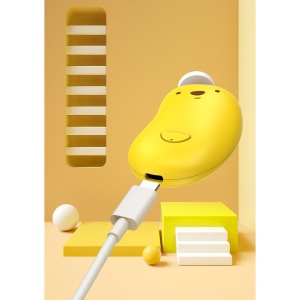 Pila Electrica, pentru Bebelusi si Adulti, din ABS, Incarcare USB, 6 Accesorii, cu Lumina Led, 8.8 x 4.9 cm, Galben - Img 3