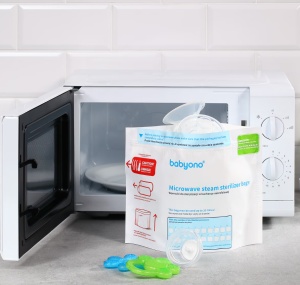 Pungi pentru sterilizarea biberoanelor, 5 bucati, Babyono - Img 2