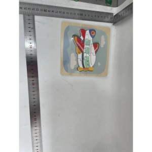 Puzzle Montessori din Lemn pentru Copii, 3D, 0-3 Ani, Model Avion, Educativ, Intuitiv, Creativ, 6 Piese, 15x15x0.5 cm, Multicolor - Img 6