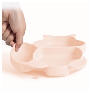 Set 10 piese diversificare bebelusi si copii din silicon roz - Img 4