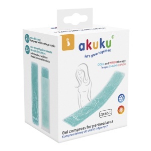 Set 2 comprese cu gel reutilizabile pentru zona perineala Akuku - Img 3