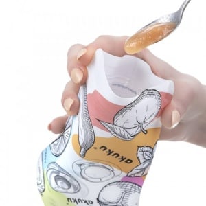 Set 5 pungi reutilizabile Akuku pentru alimente 150 ml - Img 4