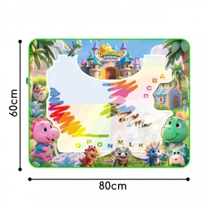 WOOPIE Covoras De Pictat Cu Apa Pentru Copii Cu Dinozauri + Accesorii - Img 3