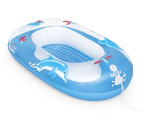 Barca gonflabila BESTWAY, 3-6 ani, 102x69 cm, capacitate maxima 45 kg, delfin - Img 2