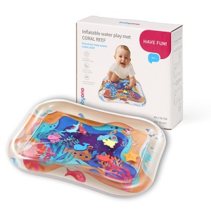 Covoras gonflabil cu apa pentru bebelusi, +3 luni, Babyono