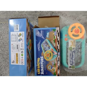 Joc Simulator de Condus, 3-6 Ani, Volan Interactiv, Efecte Sonore, din ABS, USB Inclus, Verde - Img 2