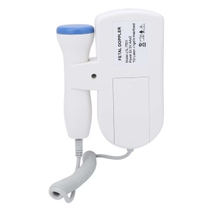 Monitor Fetal Doppler, Monitorizare Sarcina, Ritm Cardiac, Ecran LCD 4.5 cm, 2 x Baterii AA (neincluse), Portabil, din ABS, 12.8 x 9.6 x 3 cm, Utilizare de la 9 Saptamani, Albastru - Img 4