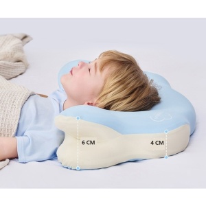 Perna Ergonomica, pentru Copii 2-5 Ani, Antibacteriana, 5D, Revenire Lenta, 38 x 67 x 4/6 cm, Albastru - Img 2