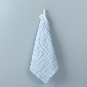 Prosop Absorbant, din Bumbac, 6 Straturi, 30 x 30 cm, Albastru - Img 5