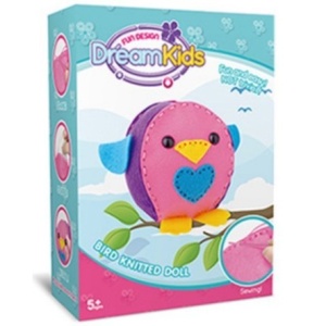 Set Creatie Perna pentru Copii Model Pasare, Dream Kids - Img 2