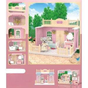 Set dormitor pentru papusi cu mobilier si figurina - Img 3