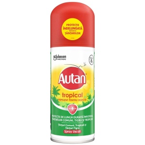 Spray repelent pentru insecte Tropical, 50 ml, Autan