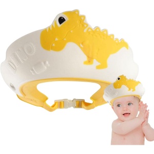 Viziera de Protectie Baie Pentru Copii, Model Dinozaur, Galben - Img 4