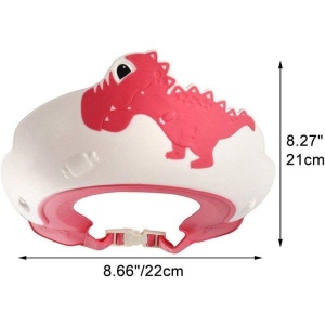 Viziera de Protectie Baie Pentru Copii, Model Dinozaur, Rosu - Img 4