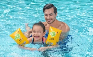 Aripioare inot Bestway Swim Safe - Wonder Splash, L/XL, 30 x 15 cm - Img 2