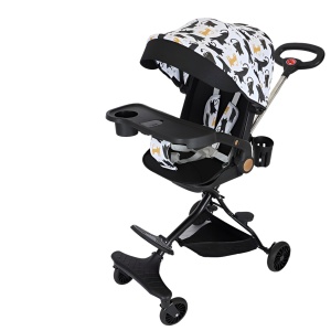 Carucior Sport Flippy 3in1, 6-36 Luni, Reversibil, Pliabil, Negru Model Pisicute