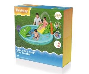 Centru de joaca gonflabil BESTWAY, 2 ani+, 224 x 181 x 72 cm, 210L, tematica crocodil - Img 5