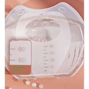 Colector de Lapte Matern, din Silicon Safety, Anti-debordare, 80 ml, Transparent - Img 5