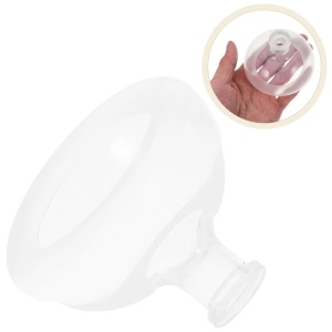 Dispozitiv Terapeutic Sputa, Cupa pentru Terapie Toracica, Dispozitiv de Eructare, pentru Sugari si Copii, 7.5 x 6 cm, din Silicon, Transparent - Img 2