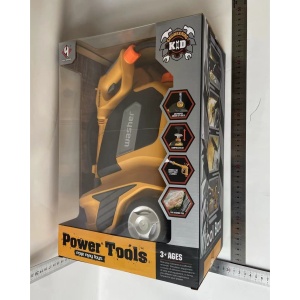 Jucarie Aparat de Spalat cu Presiune, Spalator Auto, Interactiv, Material Plastic, Accesorii Incluse, 38x26x17.5 cm, Portocaliu - Img 5