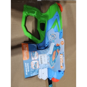 Pistol cu Apa pentru Copii, Rezervor 900ml, Raza de Actiune 8m, 6ani+, 4 Duze, Verde - Img 2