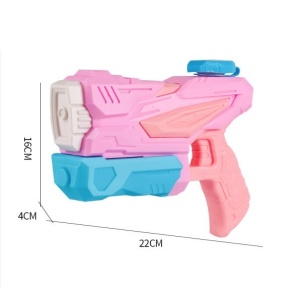 Pistol cu Apa pentru Copii, Rezervor, Pentru Piscina/Plaja, 6ani+, 3 duze, Roz, 300ML - Img 5
