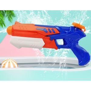 Pistol cu Apa pentru Copii, Rezervor, Pentru Piscina/Plaja, 6ani+, Bleumarin/Rosu, 300ML - Img 2
