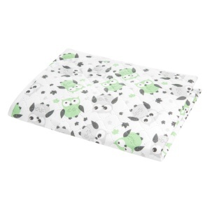 Salteluta impermeabila pentru schimbat scutece, Akuku, verde/gri 55x70 cm