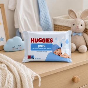 Servetele Umede, Huggies, 56 buc Pure - Img 5