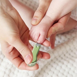 Set 4in1 de Ingrijire Unghii pentru Bebelusi, Cutie de Depozitare Tip Cerb, 0-6 Ani, 11 x 6 x 11 cm, Verde - Img 6