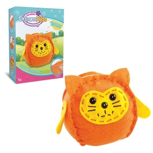 Set Creatie Perna pentru Copii Model Pisica, Dream Kids - Img 4