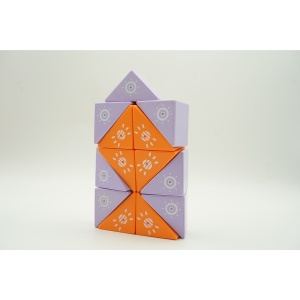 Set inteligent de constructie cu piese magnetice, 26 piese, pentru copii, +3 ani, multicolor - Img 4