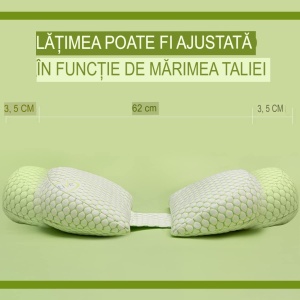 Set Perna pentru Gravide, Husa Detasabila, Utilizare in Forma H si U, Reglabila, Latime Ajustabila, Proactive, Verde - Img 6