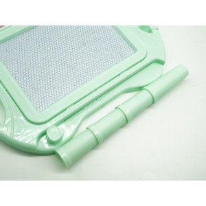 Tabla Magnetica pentru desen Pix, forma dreptunghi, dimensiuni 23x17 cm, cu picioare suport, Verde - Img 2