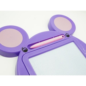 Tabla Magnetica pentru desen Pix, forma Soricel, dimensiuni 23x26.5 cm, Dezvolta Creativitatea, Mov - Img 3