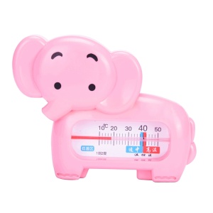 Termometru pentru Baie, Plutitor, Rezistent la apa, Multifunctional, Model Elefant, 11.5x9x2 cm, Roz - Img 3