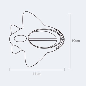 Termometru pentru Baie, Plutitor, Rezistent la apa, Multifunctional, Model Avion, 11x10x4 cm, Rosu - Img 5