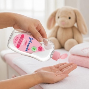 Ulei Johnson's Baby, 500ml, Roz - Img 3