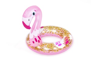Colac gonflabil Bestway, Flamingo, Dimensiune 61 x 61 cm, 3-6 ani - Img 2