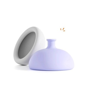 Dispozitiv Terapeutic Sputa, Cupa pentru Terapie Toracica, Dispozitiv de Eructare, pentru Adulti si Copii, 10 x 6.5 cm, din Silicon, Transparent - Img 4