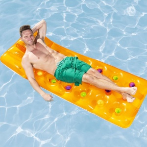 Saltea gonflabila Bestway Fashion Lounge, 188x71 cm, portocalie - Img 2