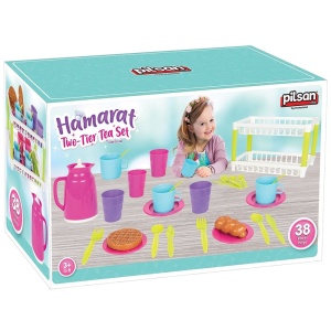 Set de servit ceaiul Pilsan Hamarat Two-Tier Tea - Img 4