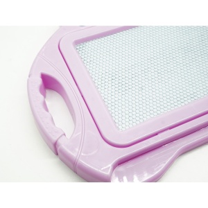 Tabla Magnetica pentru desen Pix, forma dreptunghi, dimensiuni 23x17 cm, cu picioare suport, Roz Pal - Img 3