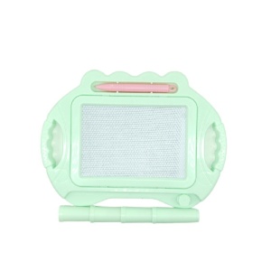 Tabla Magnetica pentru desen Pix, forma dreptunghi, dimensiuni 23x17 cm, cu picioare suport, Albastra - Img 4